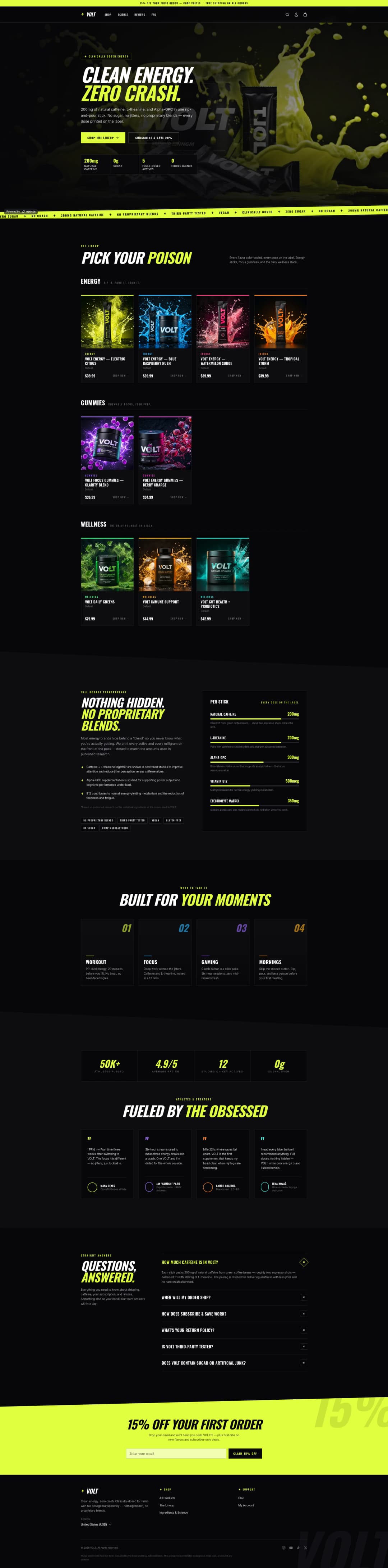 Energy Supplement Store